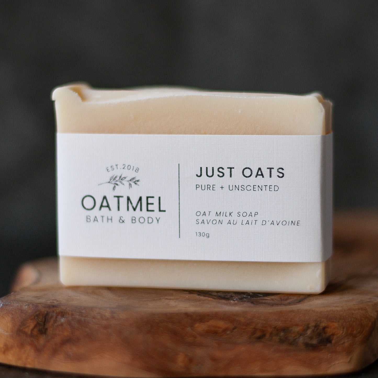 natural oat soap bar